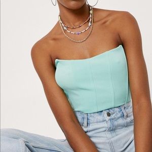 ✨ NEW | Large | Nasty Gal | Green Corset Bustier